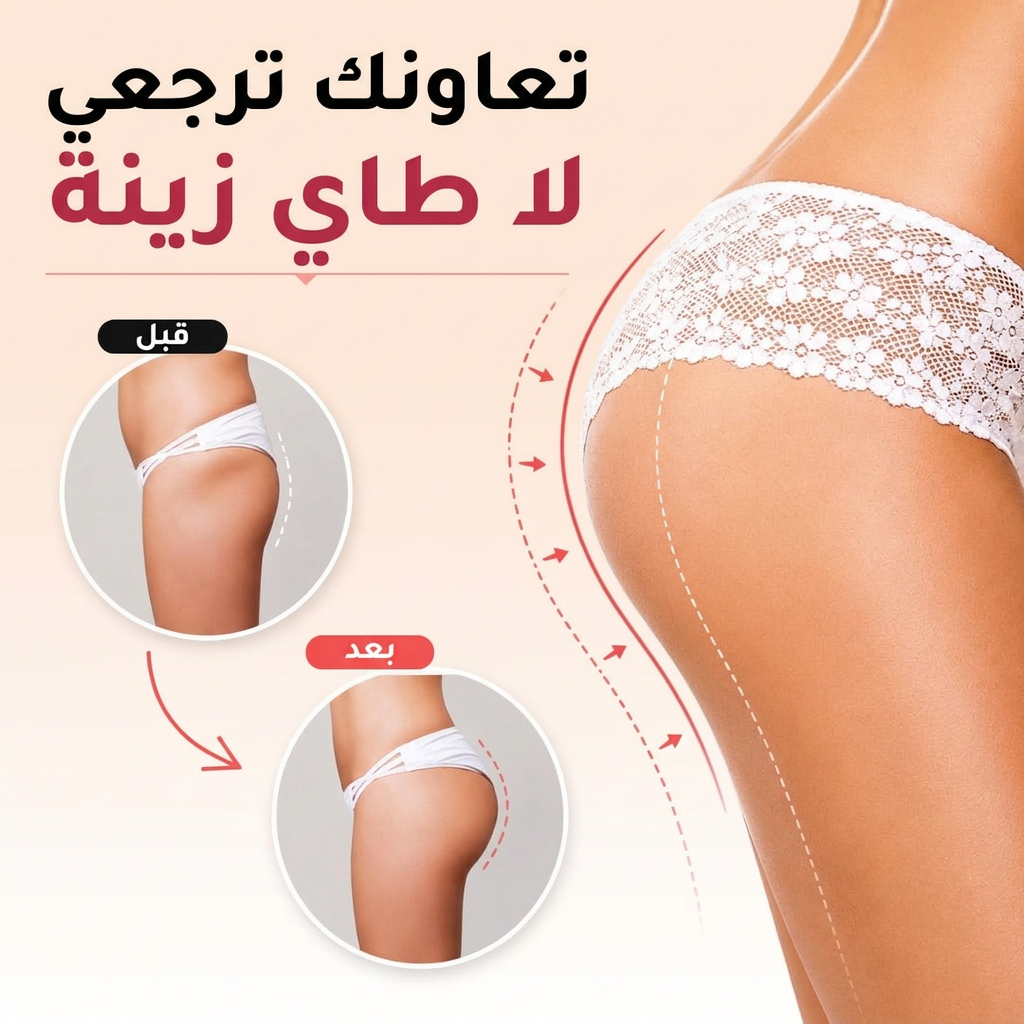 محفّز عضلات الأرداف – أرداف مشدودة ومكورّة بلا رياضة